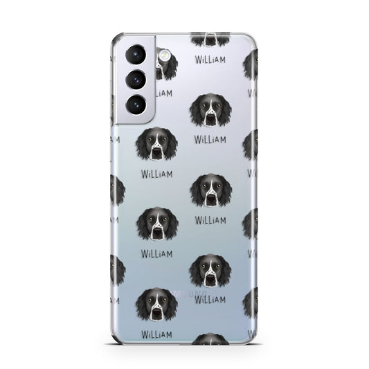 Sprocker Icon with Name Samsung S21 Plus Phone Case