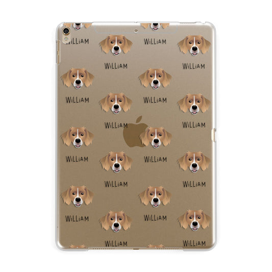 Sprollie Icon with Name Apple iPad Gold Case