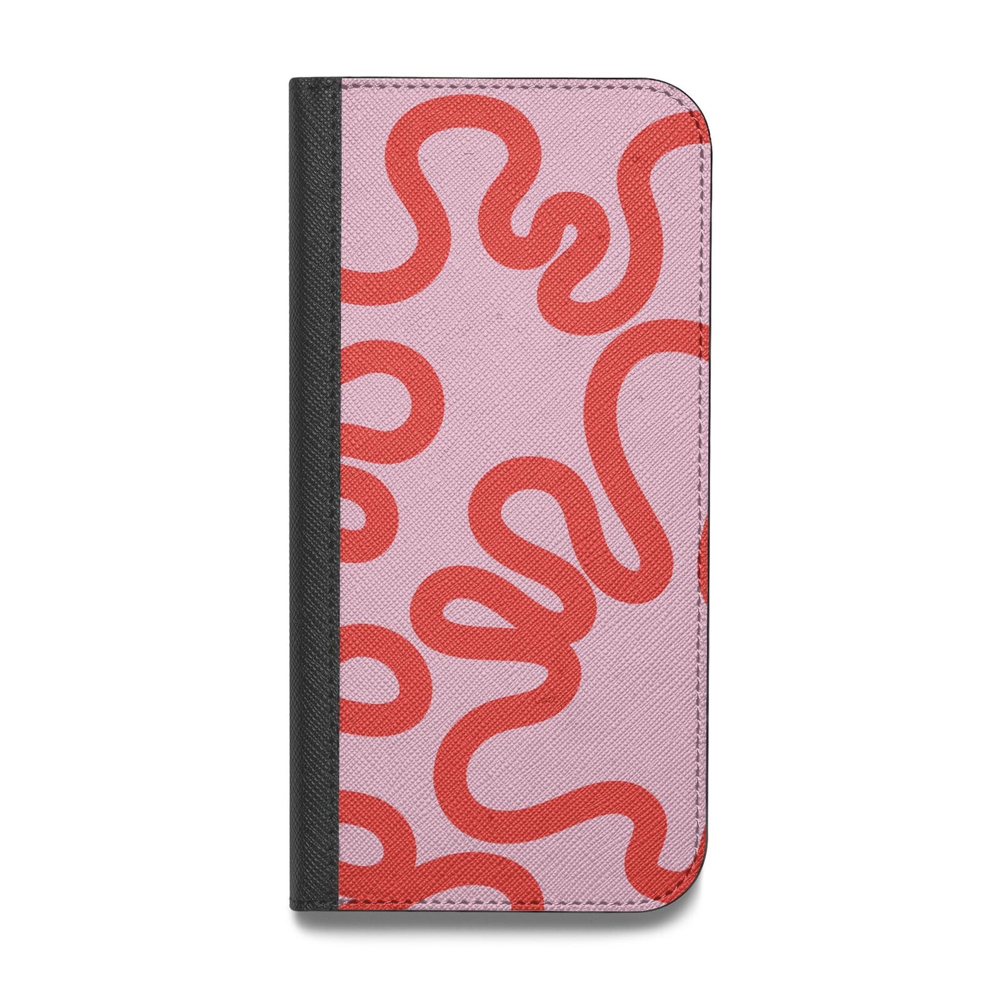 Squiggle Vegan Leather Flip Samsung Case