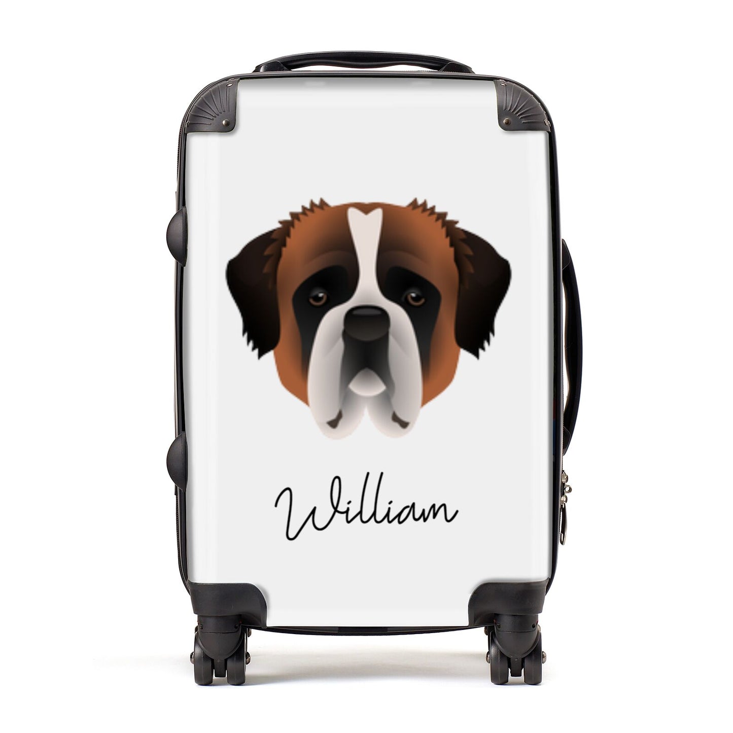 St Bernard Personalised Suitcase