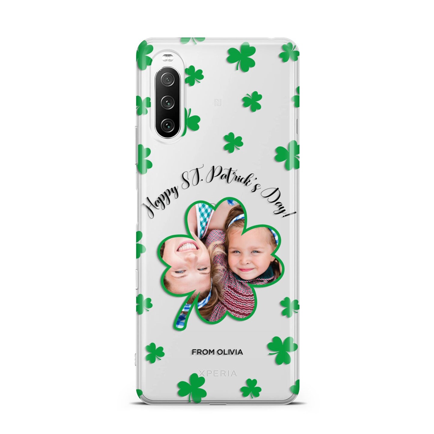 St Patricks Day Photo Upload Sony Xperia 10 III Case