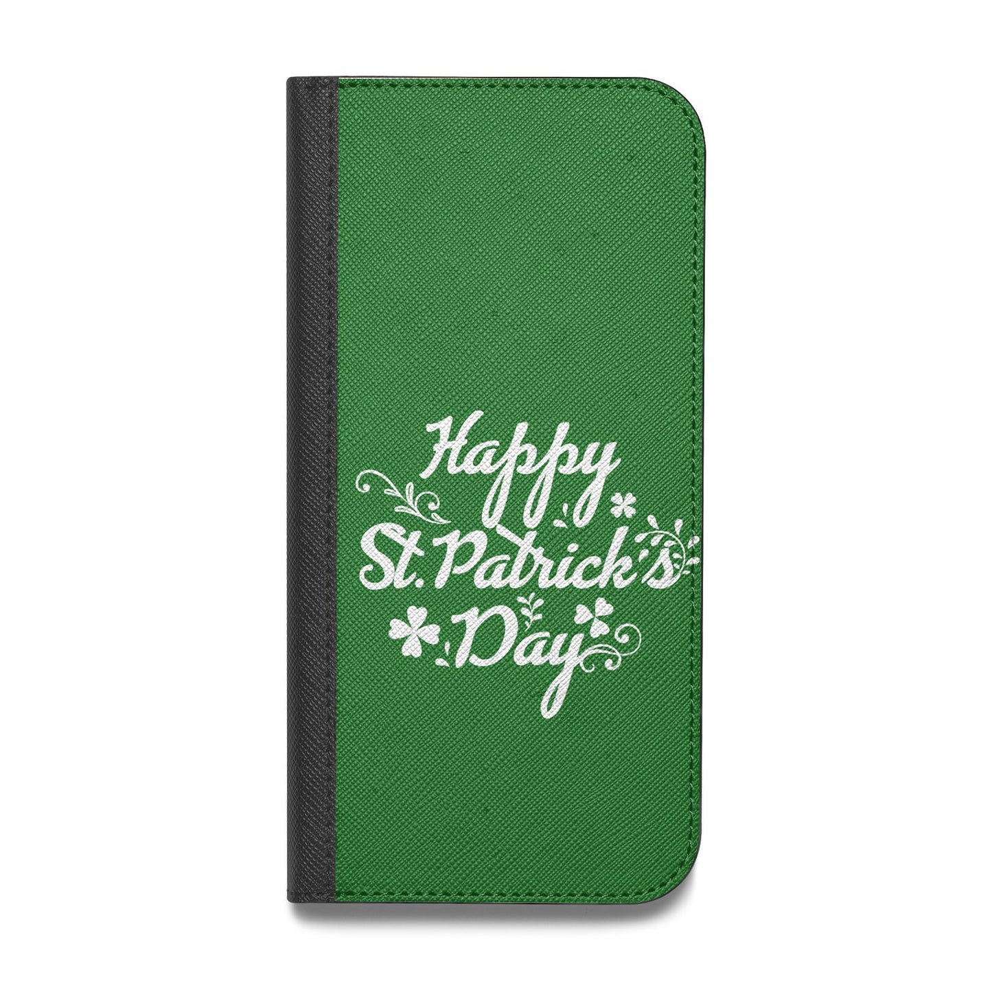 St Patricks Day Vegan Leather Flip Samsung Case