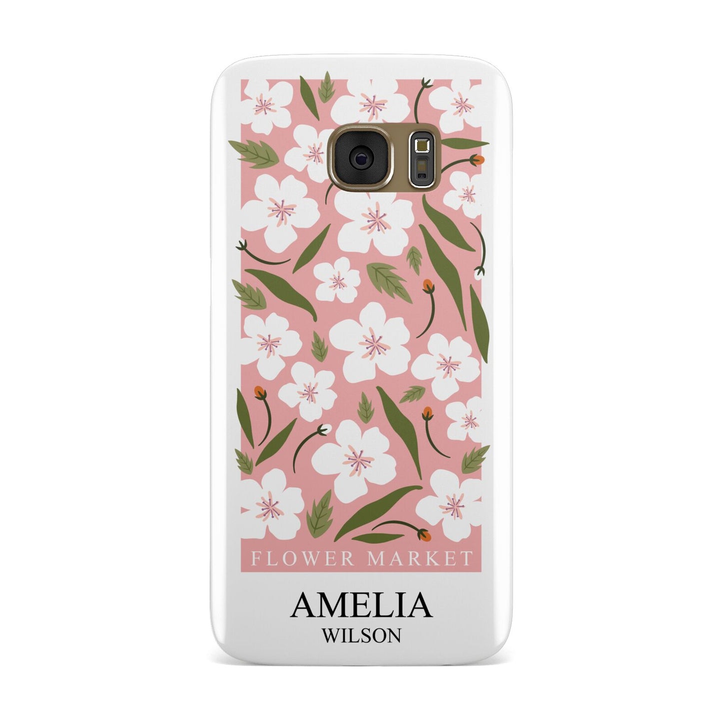 Stockholm Flower Market Poster Samsung Galaxy Case