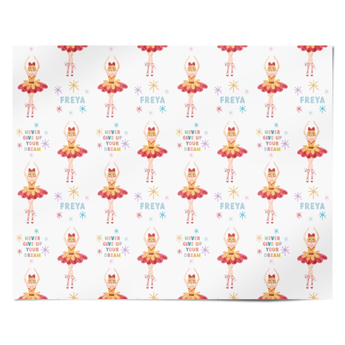 Sugarplum Nutcracker Personalised Personalised Wrapping Paper Alternative