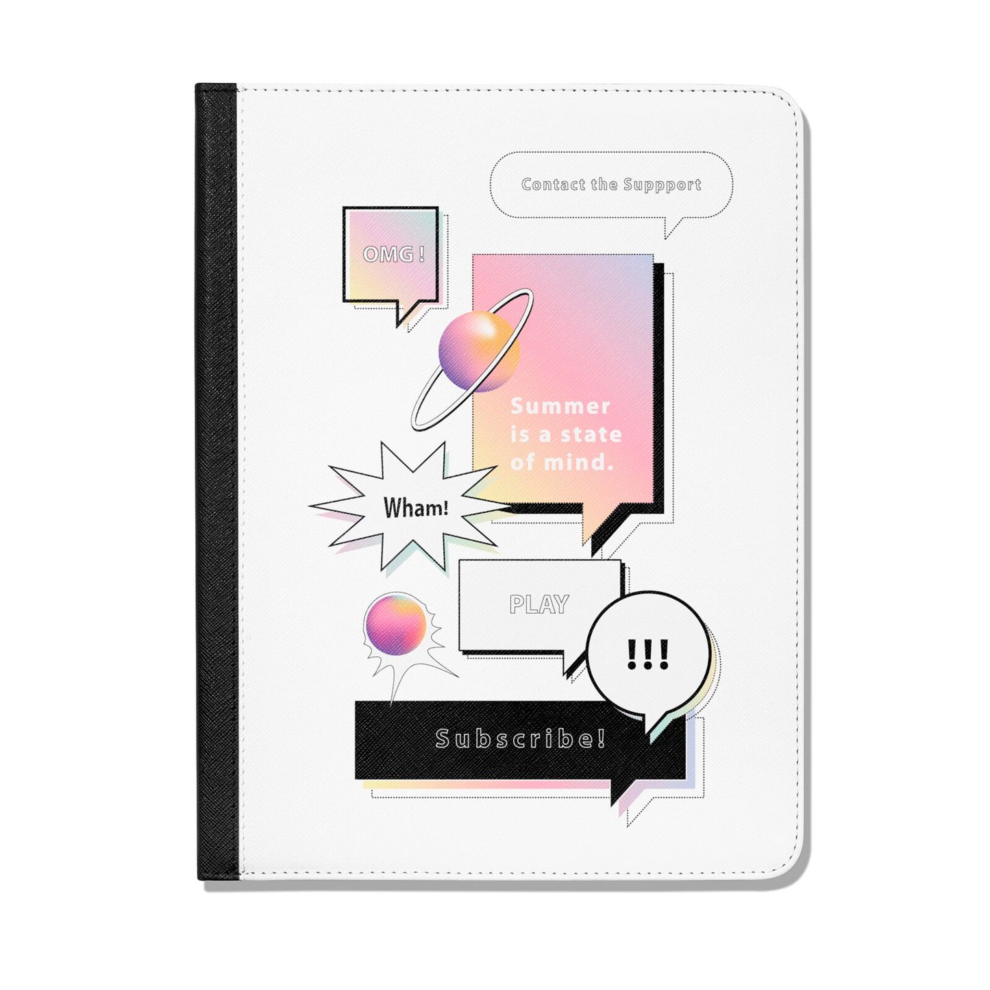 Summer Is A State Of Mind Apple iPad Leather Folio Case