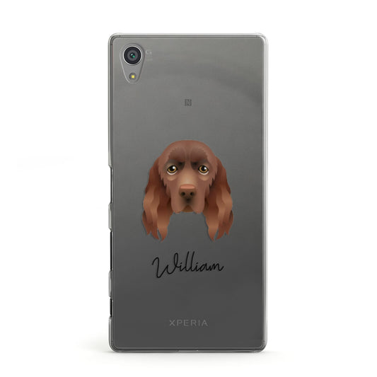 Sussex Spaniel Personalised Sony Xperia Case