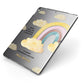 Thank You Teacher Personalised Apple iPad Case on Grey iPad Side View