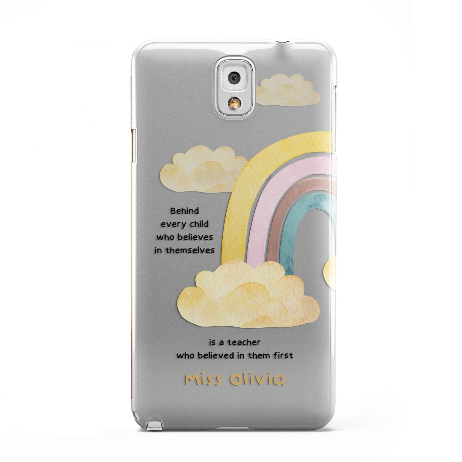 Thank You Teacher Personalised Samsung Galaxy Note 3 Case
