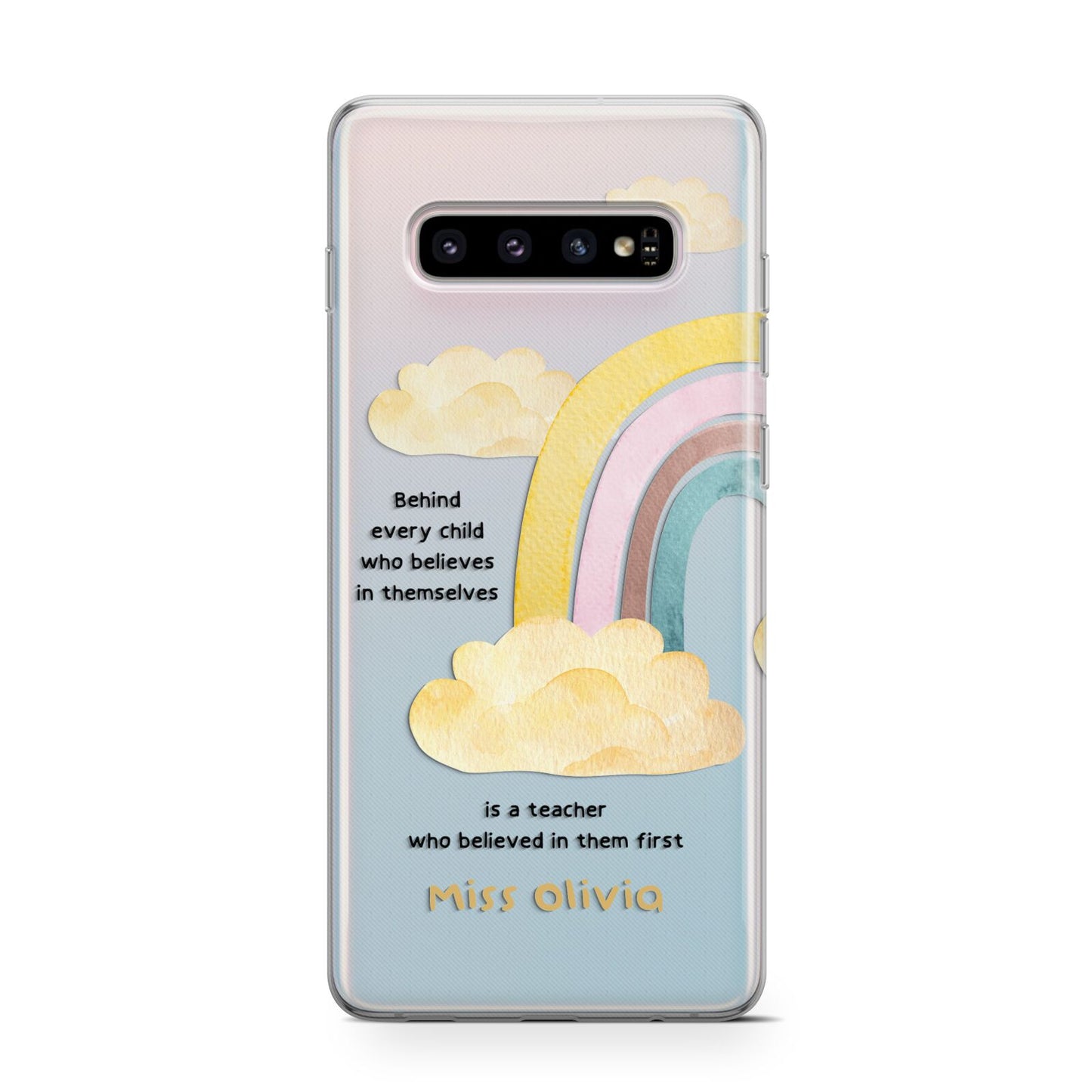 Thank You Teacher Personalised Samsung Galaxy S10 Case