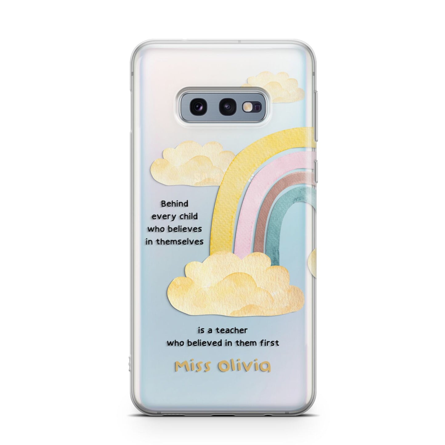 Thank You Teacher Personalised Samsung Galaxy S10E Case