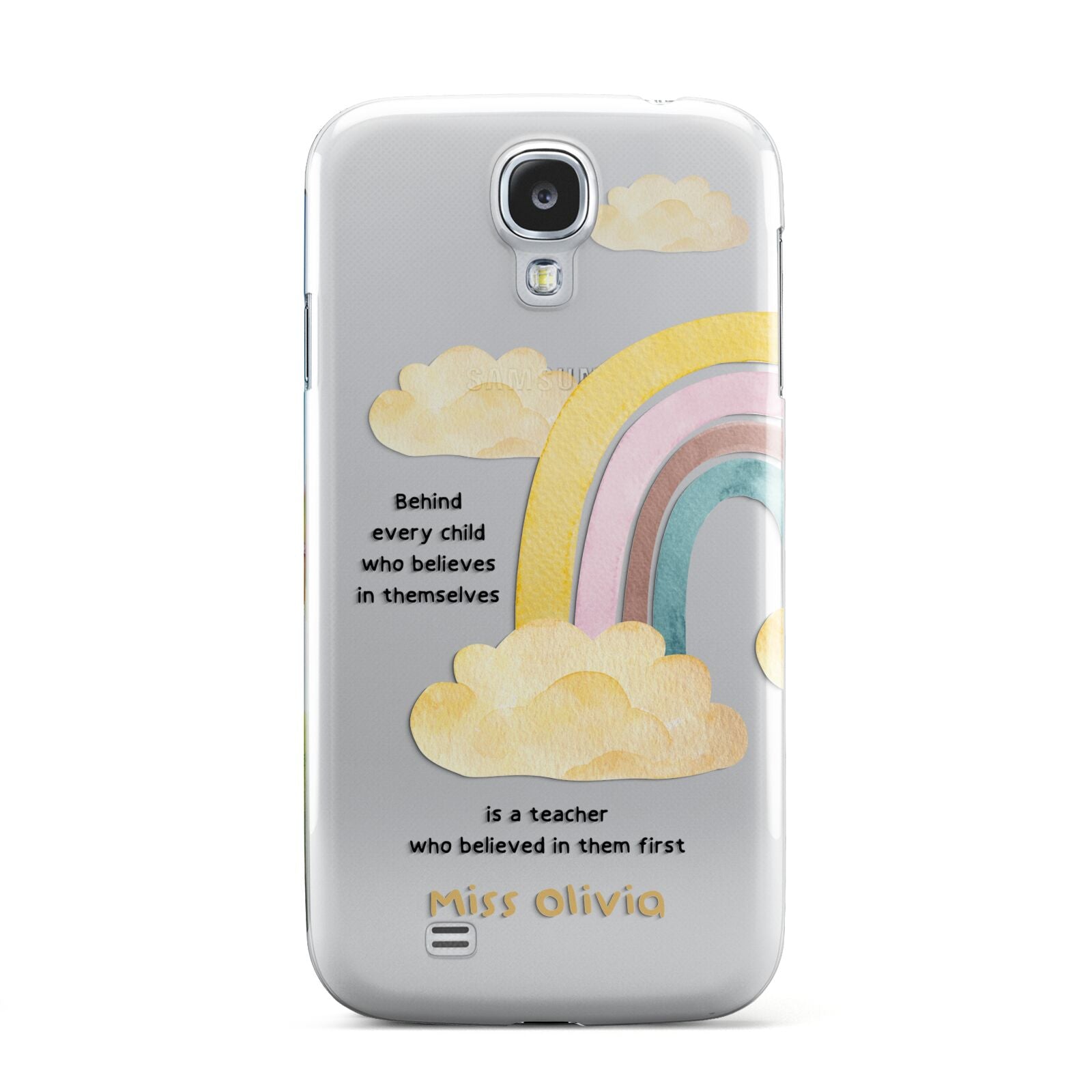 Thank You Teacher Personalised Samsung Galaxy S4 Case
