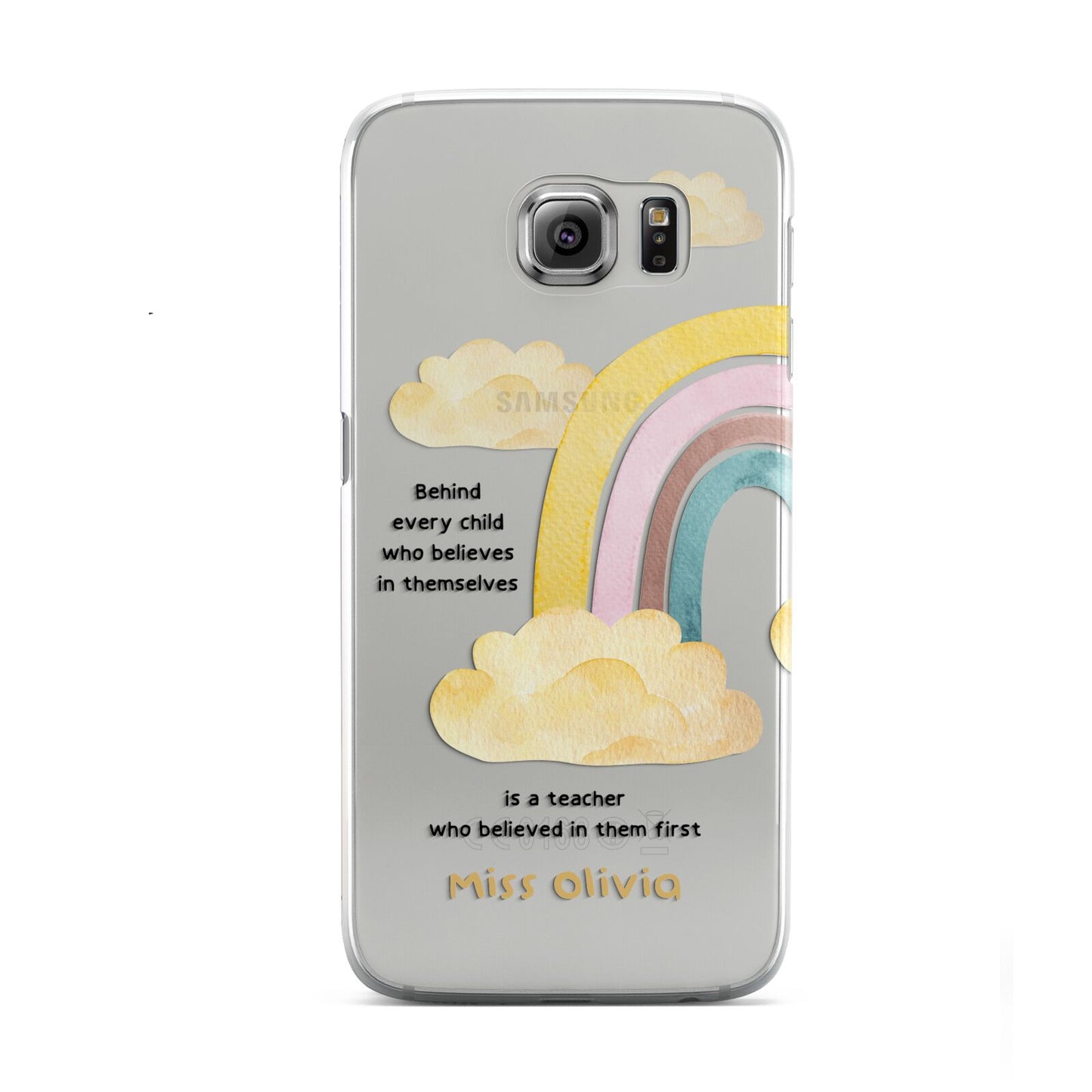 Thank You Teacher Personalised Samsung Galaxy S6 Case