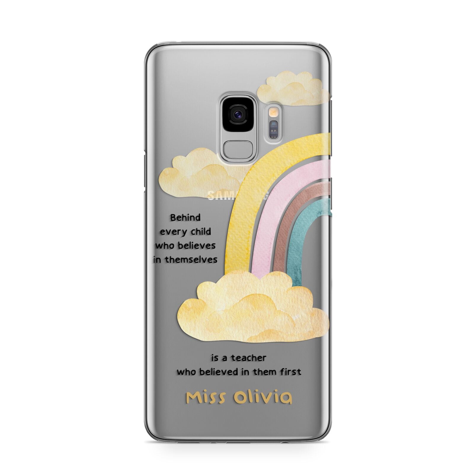 Thank You Teacher Personalised Samsung Galaxy S9 Case