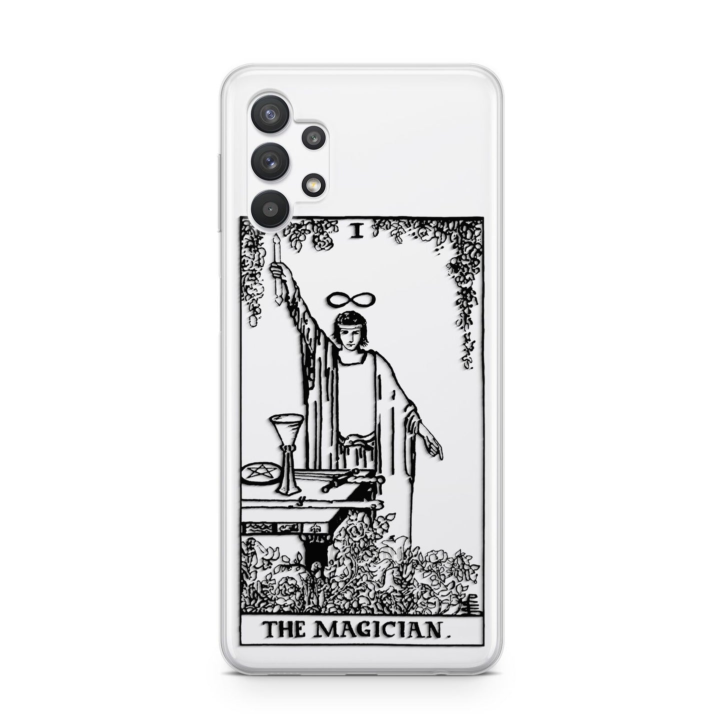 The Magician Monochrome Tarot Card Samsung A32 5G Case