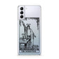 The Magician Monochrome Tarot Card Samsung S21 Plus Case