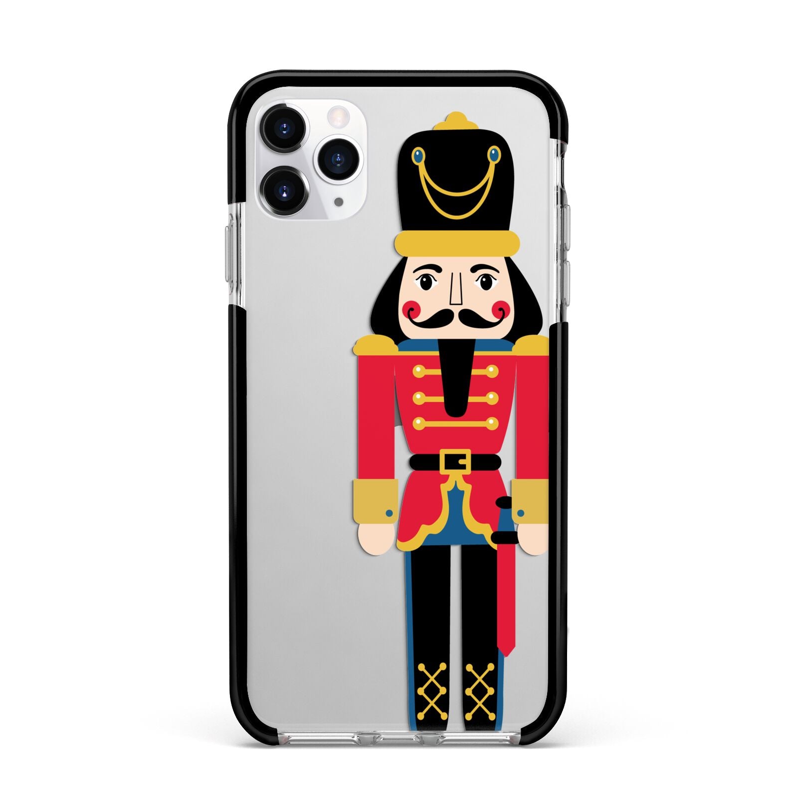 The Nutcracker Apple iPhone 11 Pro Max in Silver with Black Impact Case