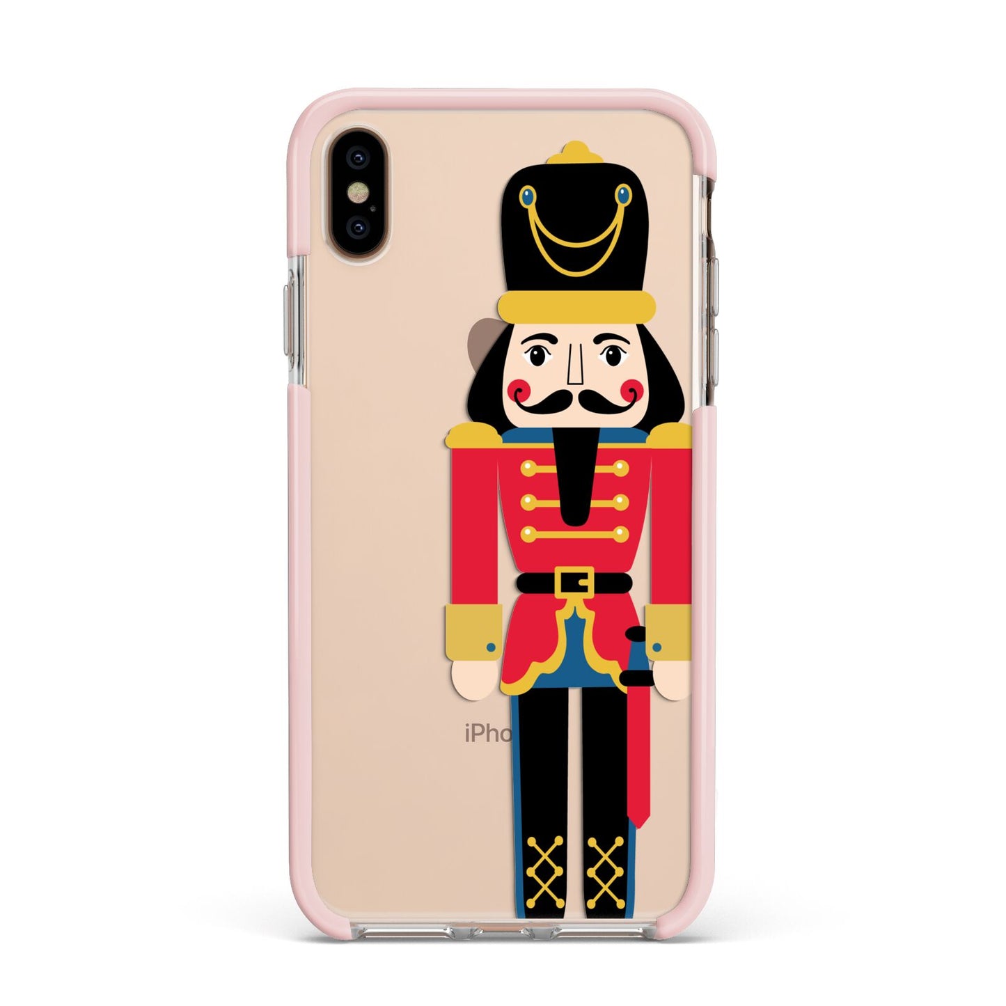 The Nutcracker Apple iPhone Xs Max Impact Case Pink Edge on Gold Phone