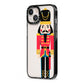 The Nutcracker iPhone 13 Black Impact Case Side Angle on Silver phone
