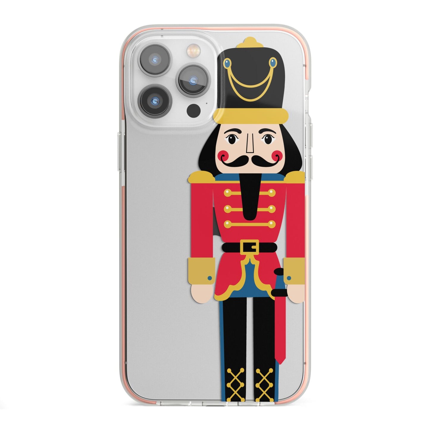 The Nutcracker iPhone 13 Pro Max TPU Impact Case with Pink Edges