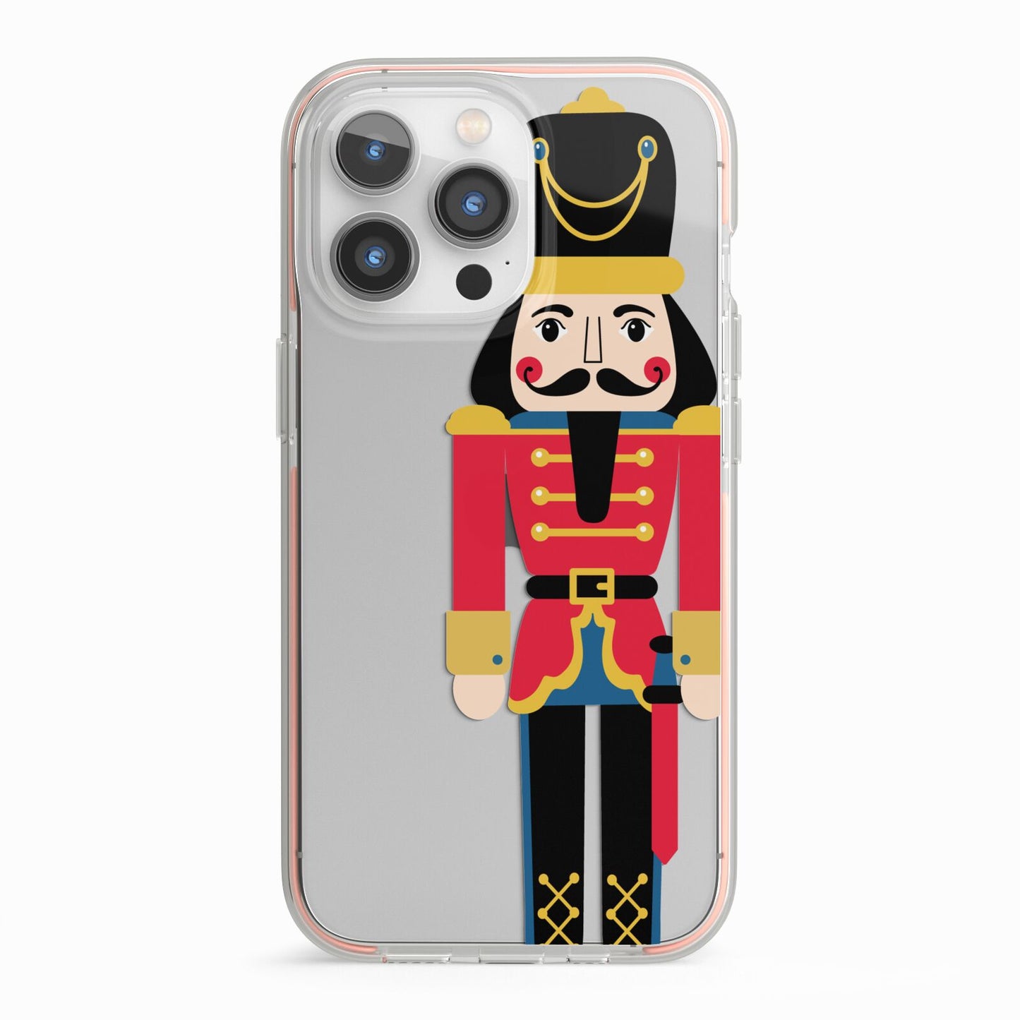 The Nutcracker iPhone 13 Pro TPU Impact Case with Pink Edges