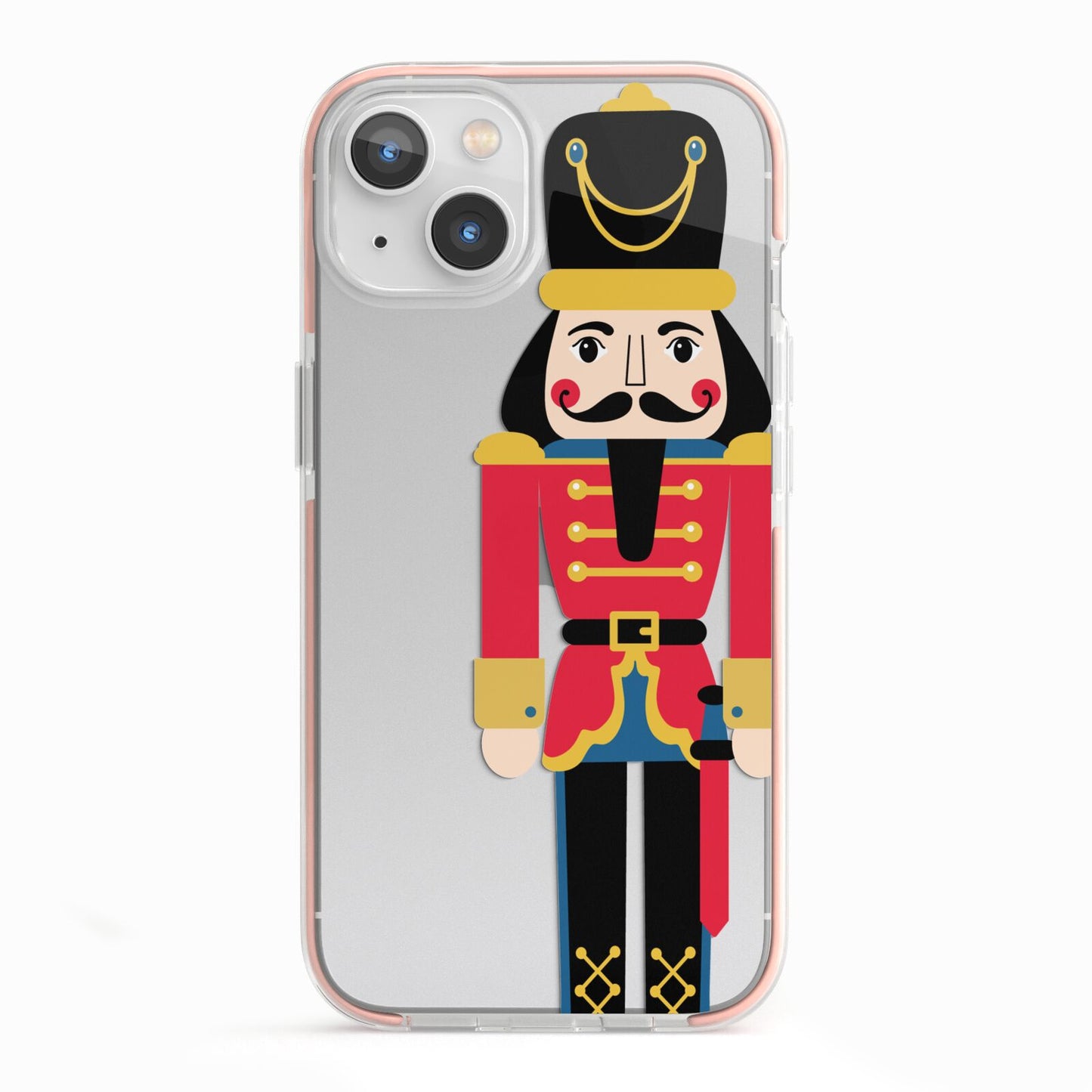 The Nutcracker iPhone 13 TPU Impact Case with Pink Edges