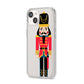 The Nutcracker iPhone 14 Clear Tough Case Starlight Angled Image