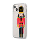 The Nutcracker iPhone 14 Plus Clear Tough Case Starlight Angled Image