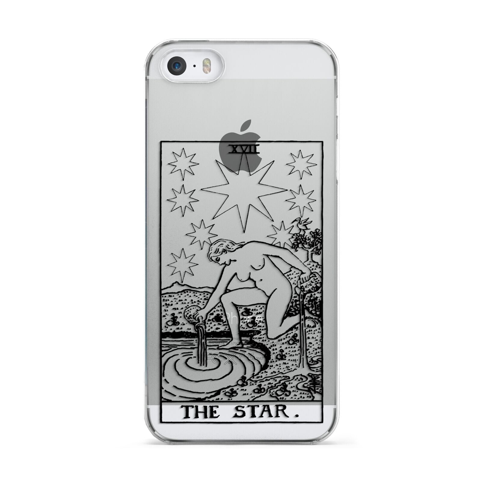 The Star Monochrome Tarot Card Apple iPhone 5 Case
