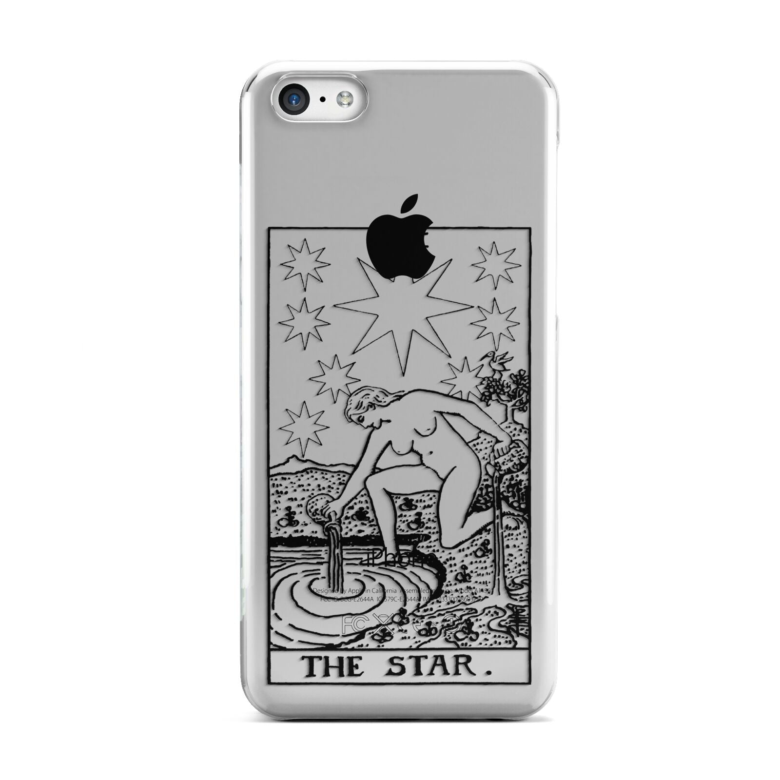 The Star Monochrome Tarot Card Apple iPhone 5c Case