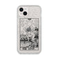 The Star Monochrome Tarot Card iPhone 14 Plus Glitter Tough Case Starlight