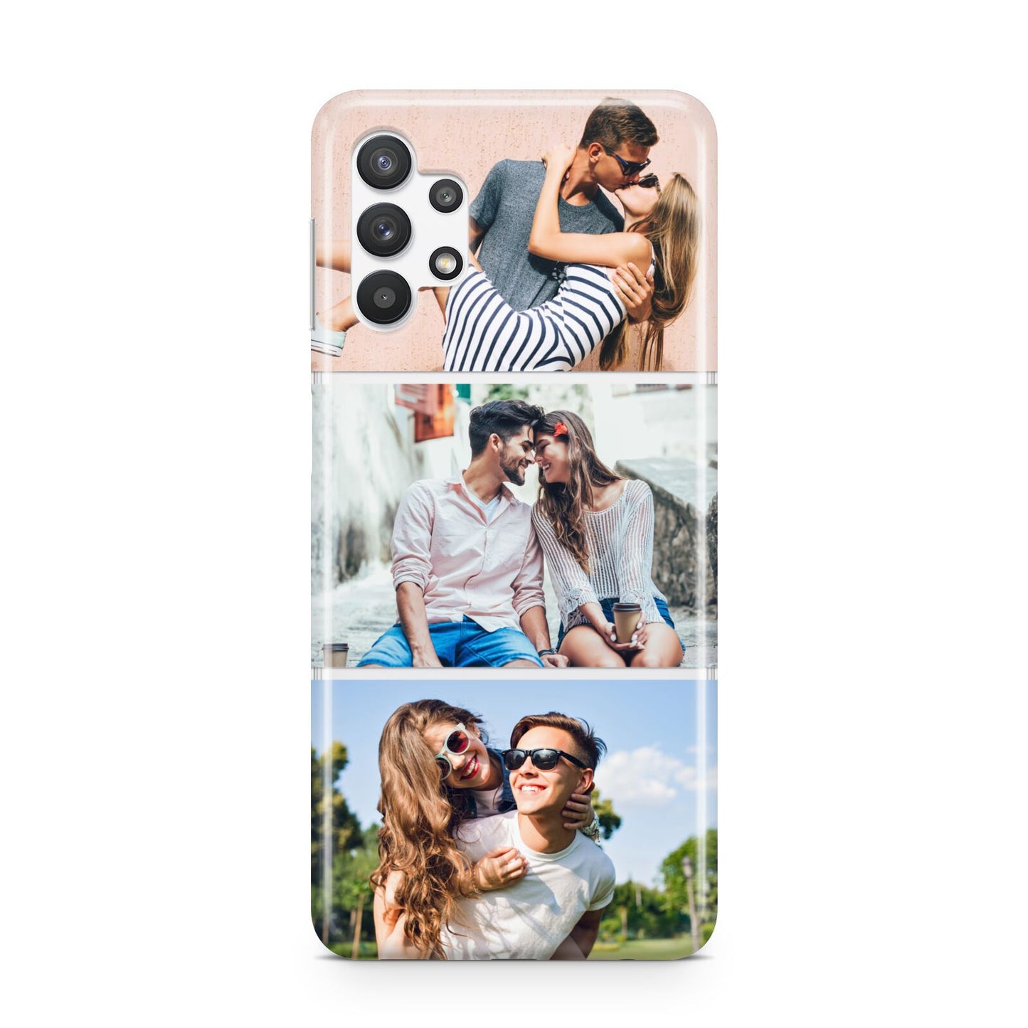 Three Photo Collage Samsung A32 5G Case