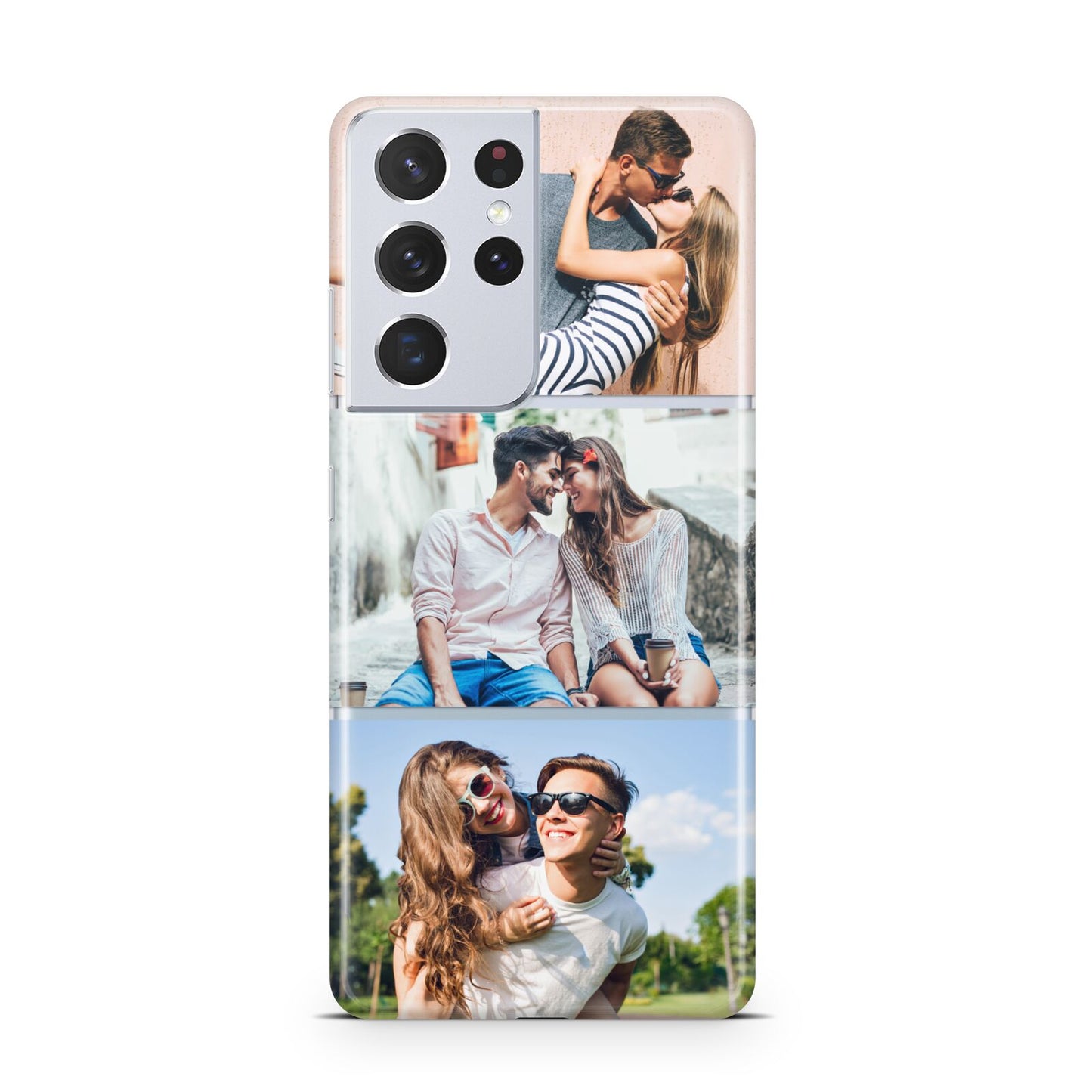 Three Photo Collage Samsung S21 Ultra Case