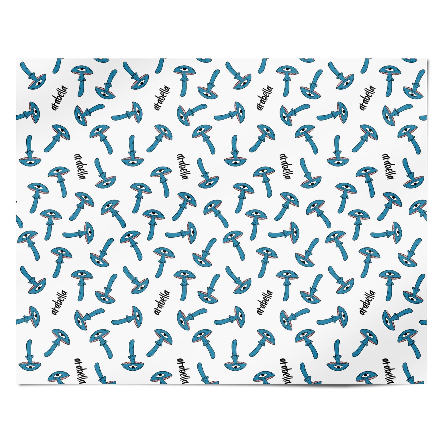 Toadstool Halloween Personalised Personalised Wrapping Paper Alternative