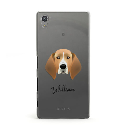 Treeing Walker Coonhound Personalised Sony Xperia Case