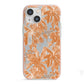 Tropical iPhone 13 Mini TPU Impact Case with Pink Edges