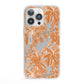 Tropical iPhone 13 Pro Clear Bumper Case