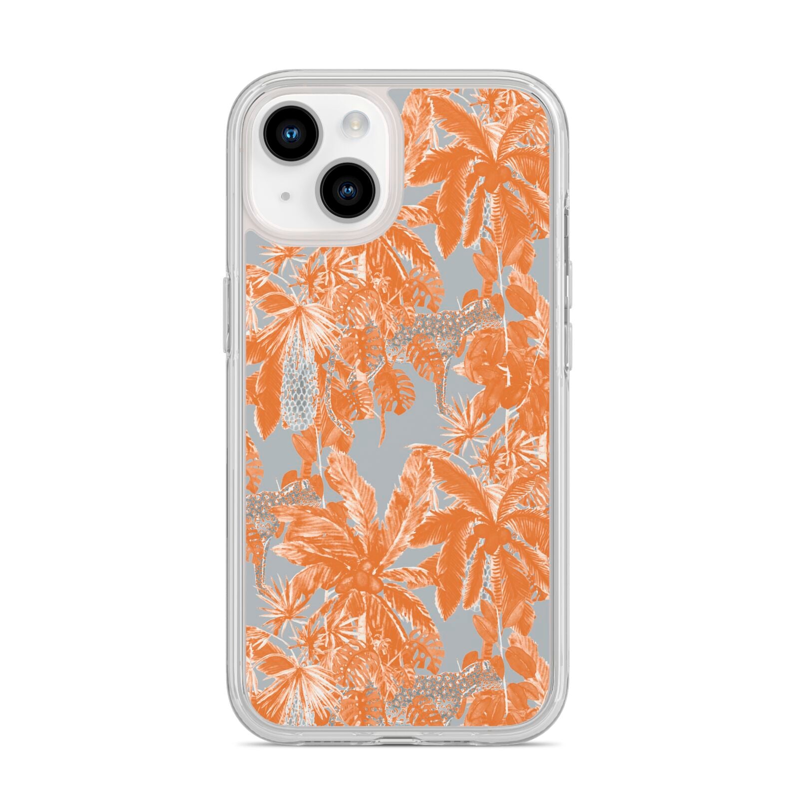 Tropical iPhone 14 Clear Tough Case Starlight