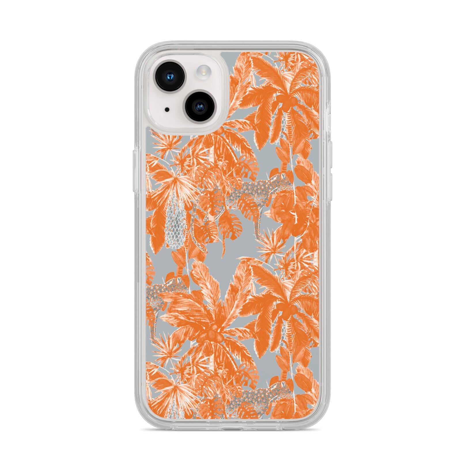 Tropical iPhone 14 Plus Clear Tough Case Starlight
