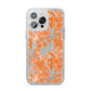 Tropical iPhone 14 Pro Max Glitter Tough Case Silver