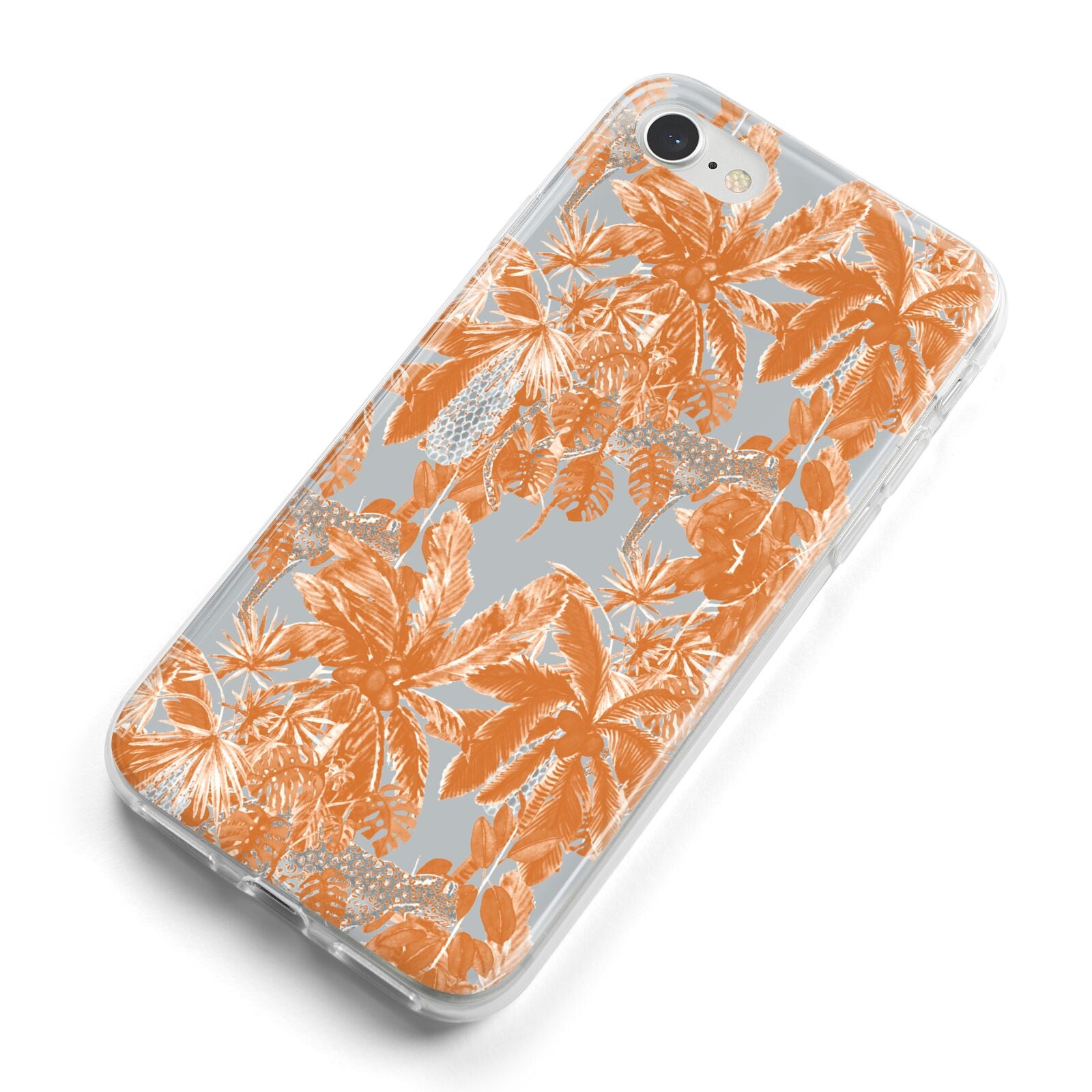 Tropical iPhone 8 Bumper Case on Silver iPhone Alternative Image