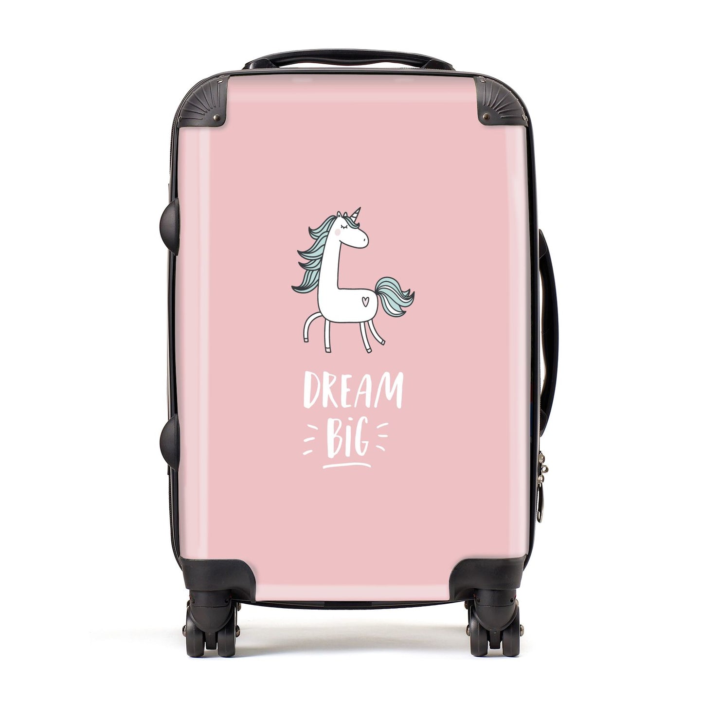 Unicorn Print Dream Big Suitcase