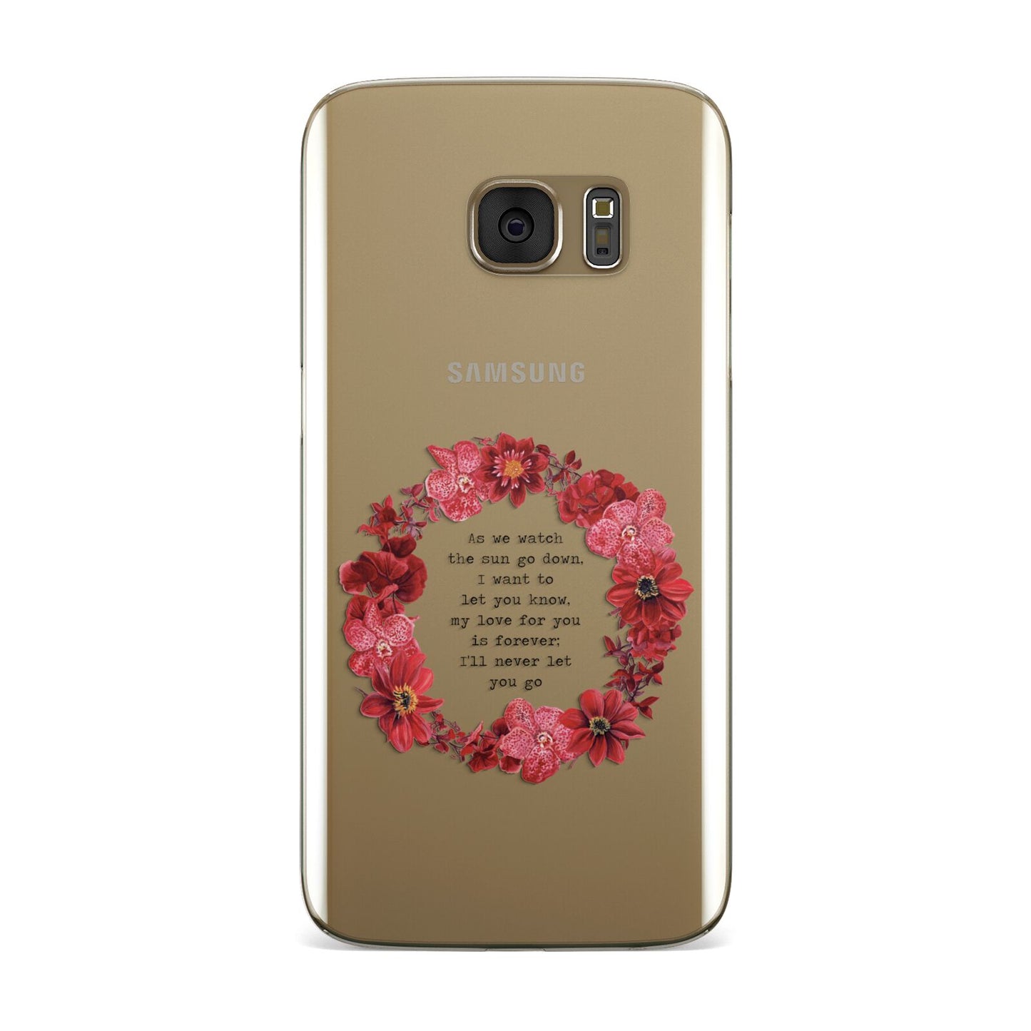 Valentine Wreath Quote Samsung Galaxy Case