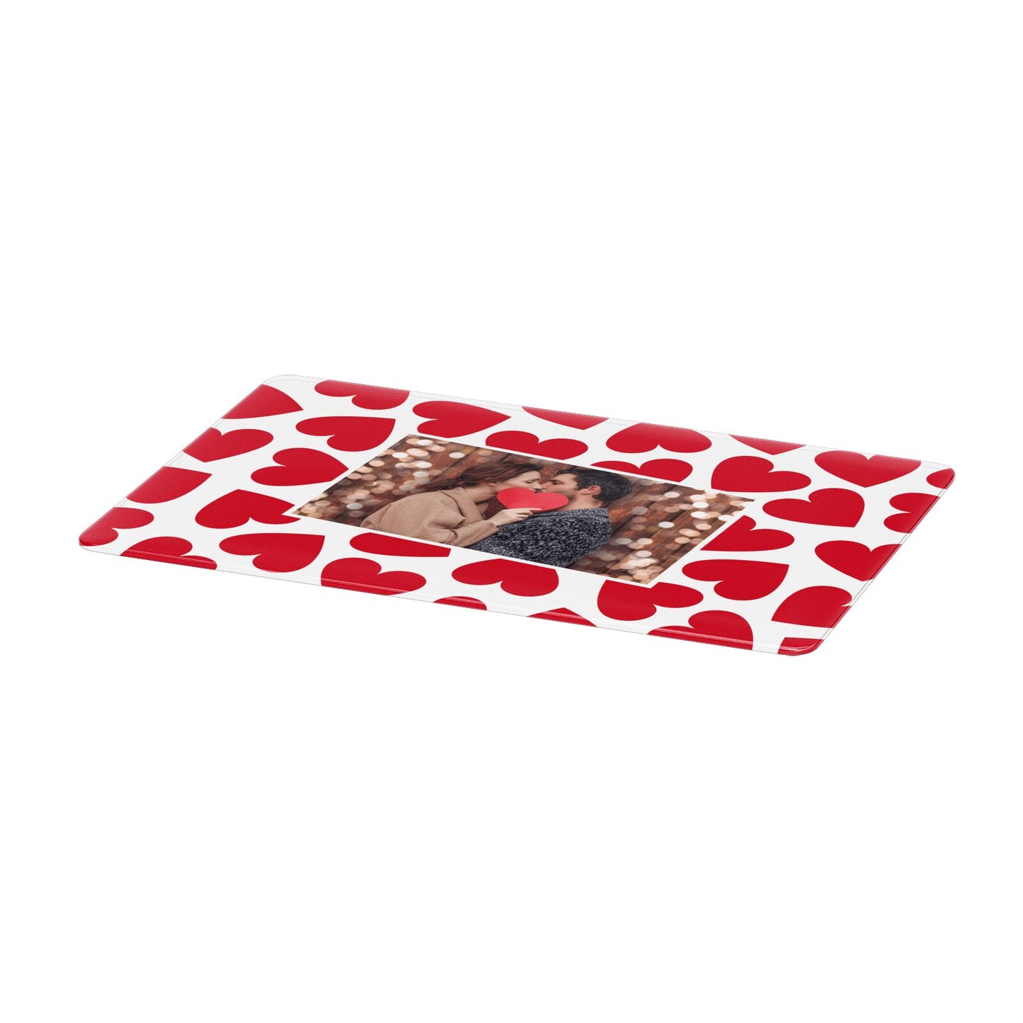 Valentines Day Heart Photo Personalised Apple MacBook Case Only