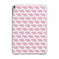 Valentines Pink Elephants Apple iPad Grey Case