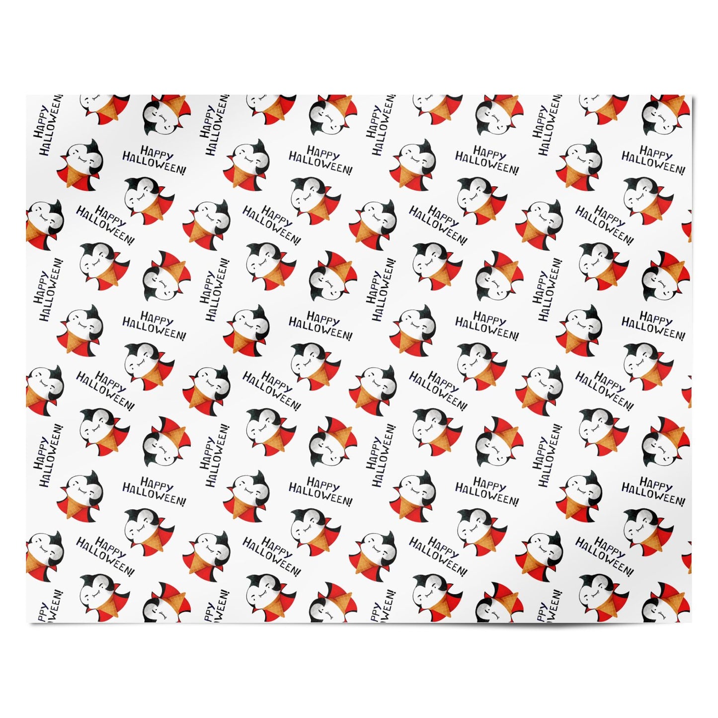 Vampire Ice Cream Personalised Wrapping Paper Alternative