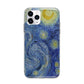 Van Gogh Starry Night Apple iPhone 11 Pro Max in Silver with Bumper Case