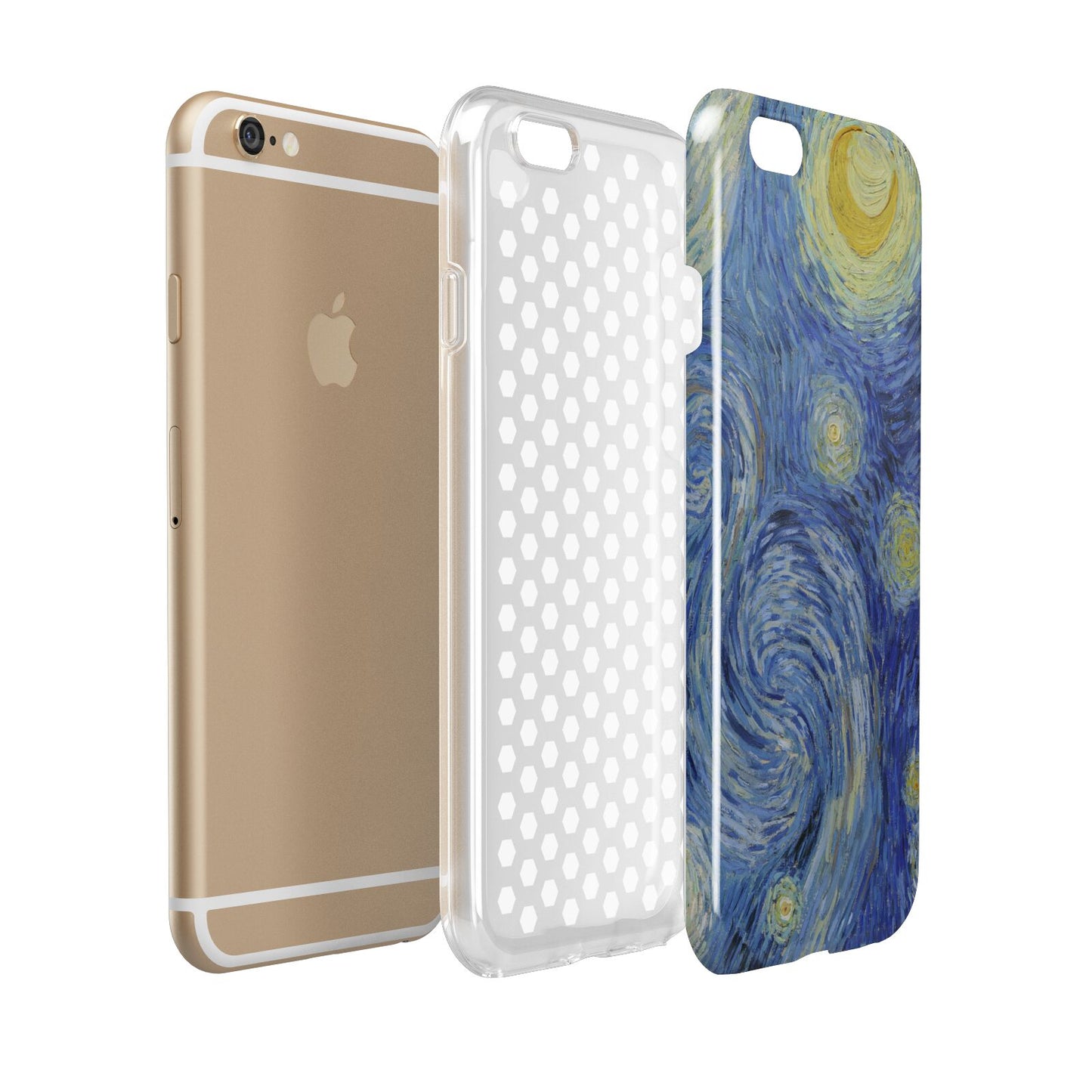 Van Gogh Starry Night Apple iPhone 6 3D Tough Case Expanded view