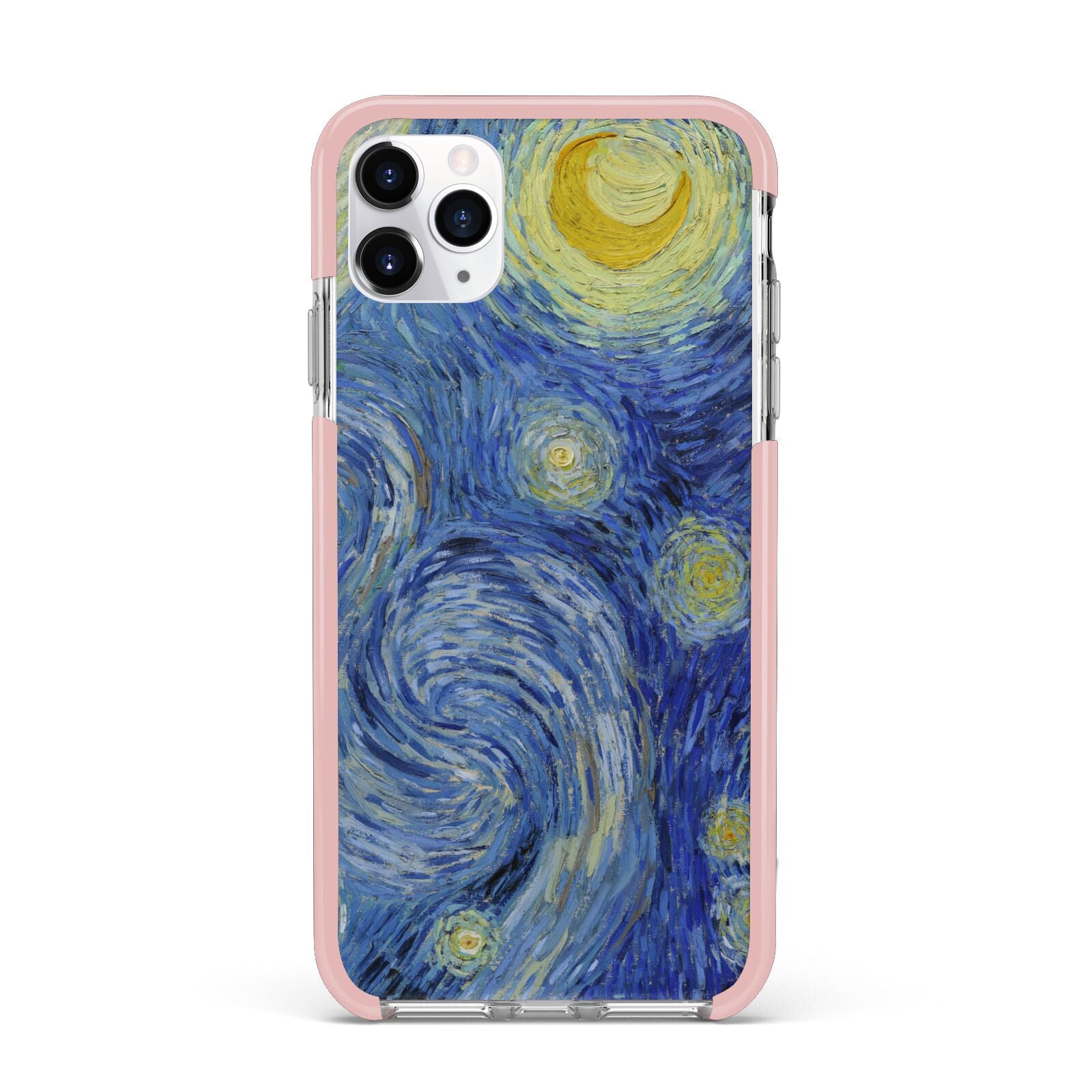 Van Gogh Starry Night iPhone 11 Pro Max Impact Pink Edge Case