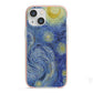 Van Gogh Starry Night iPhone 13 Mini TPU Impact Case with Pink Edges