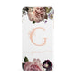 Vintage Floral Personalised iPhone 6 Plus 3D Snap Case on Gold Phone